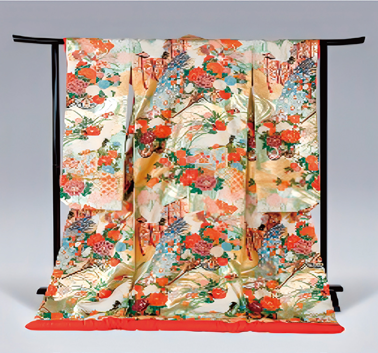 婚礼衣装クリーニングの様子